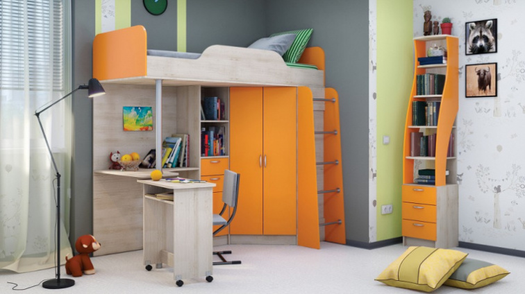 Набор для детской Ника MOB_Nika_system_orange